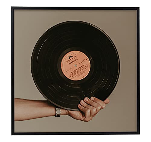 Golden State Art, 12.5x12.5 Aluminum Vinyl Record 19xjq