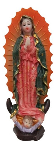 Figura Decorativa Adorno Virgen De Guadalupe 13cm