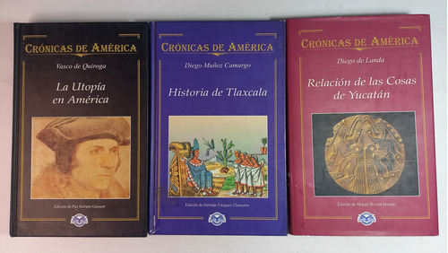 Crónicas De América 3 Libros La Utopía En América