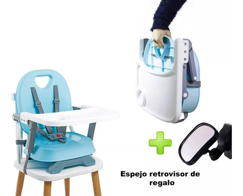 Imagen 1 de 6 de Silla De Comer Bebe Booster De Mesa Plegable Love 610
