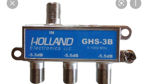 Derivador Splitter D Señal Holland Ghs-3b Balanceado Coaxil