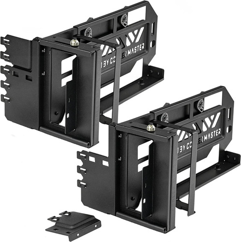 Suporte de vídeo vertical preto Cooler Master V3
