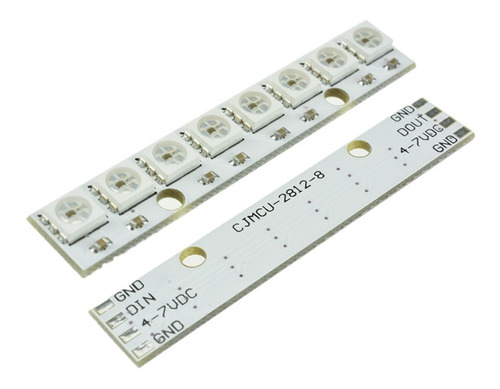 Imagen 3 de 3 de Neopixel Stick - 8 X 5050 Rgb Led Ws2812 Arduino