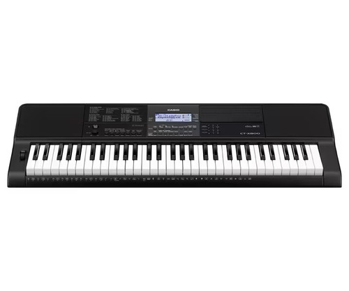 Imagen 2 de 4 de Teclado musical Casio Standard CT-X800 61 teclas negro 9.5V