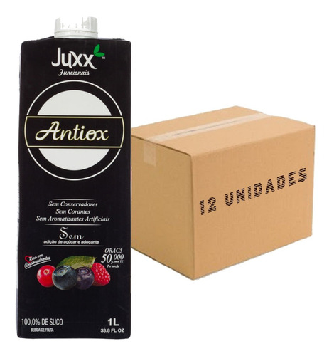 Imagem 1 de 1 de 12x Suco Antiox Juxx 1 Litro