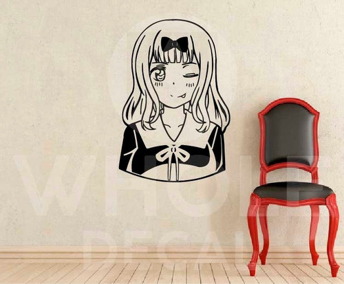 Vinilo De Pared Love Is War Chika Fujiwara Anime Decal