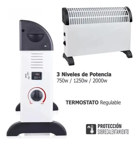 Calefactor Eléctrico Raf Estufa Convector 2000w