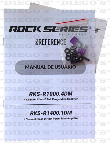 Imagen 8 de 8 de Amplificador Rock Series Rks-r1000.4dm 2200w 4canales Clased