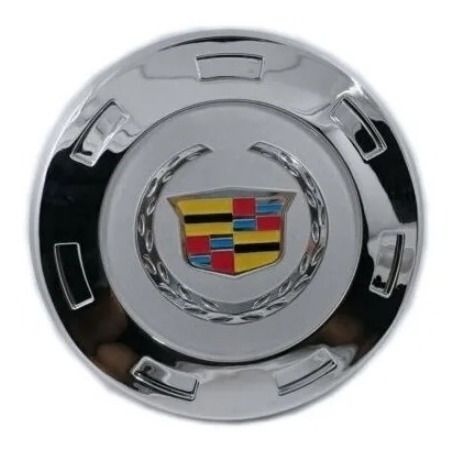 Tapa Rin Cadillac Escalade 2007 - 2013 Logo Color Cromado 