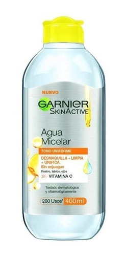 Agua Micelar Tono Uniforme Con Vitamina C De Garnier