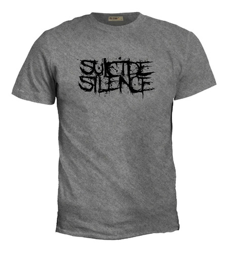 Camiseta Estampada Suicide Silence Logo Metal Rock Banda Irk