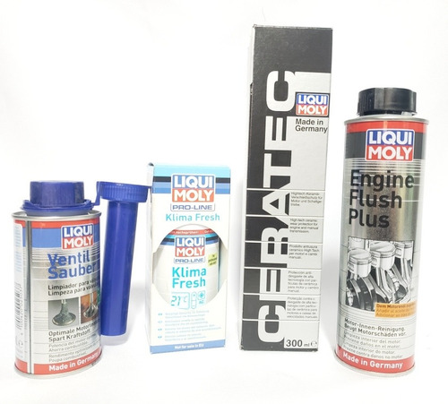 Kit Ceratec Liqui Moly, Engine Flush Plus Y Ventil Sauber 