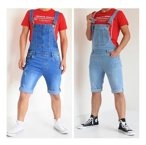 Overol short online para hombre