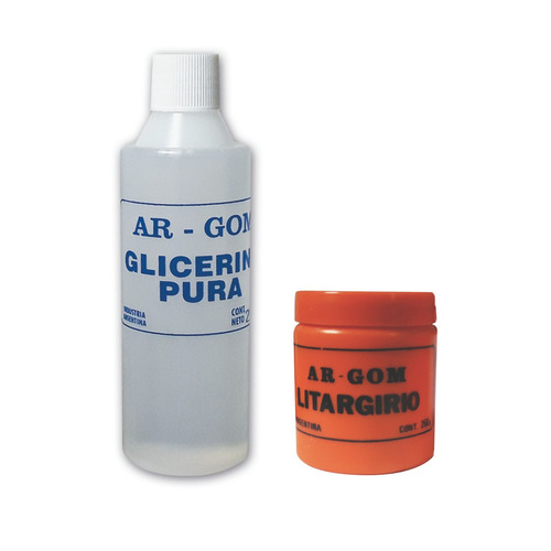 Combo Glicerina Pura Por 250 Grs. Y Litargirio Cs9115