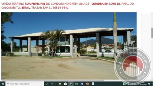 Imagem 2 de 10 de Green Village Rua Principal - Rio Das Ostras - Terreno A Venda No Bairro Cidade Praiana - Rio Das Ostras, Rj - Brj19747