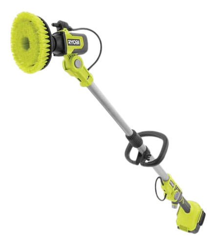 Cepillo Telescópico Ryobi Con Dispensador De Jabón Color Verde lima