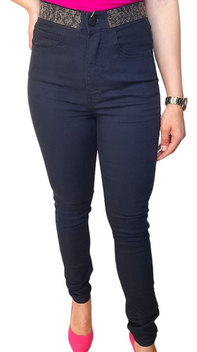 Calça Jeans Feminina Hot Skinny Detalhe Cintura Osmoze