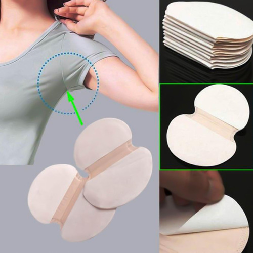 20 Piezas De Papel De Sudor Invisible Absorbente Hiperhidros