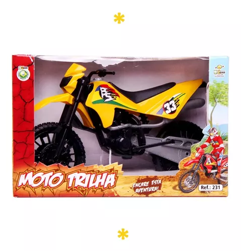 Moto Cross De Trilha Brinquedo Infantil Na Caixa Bs Toys
