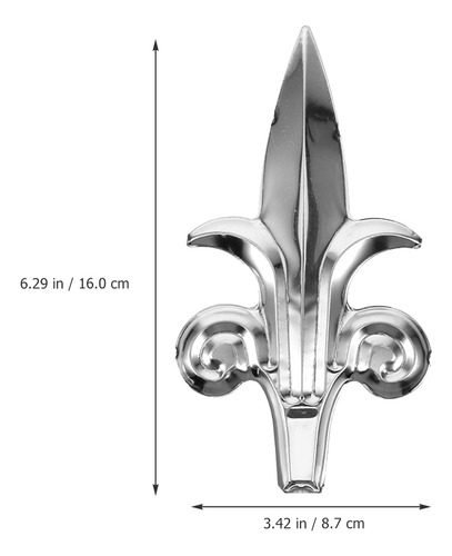 Punta Para Decoración De Jardín Con Forma De Espaldera, 6 Un