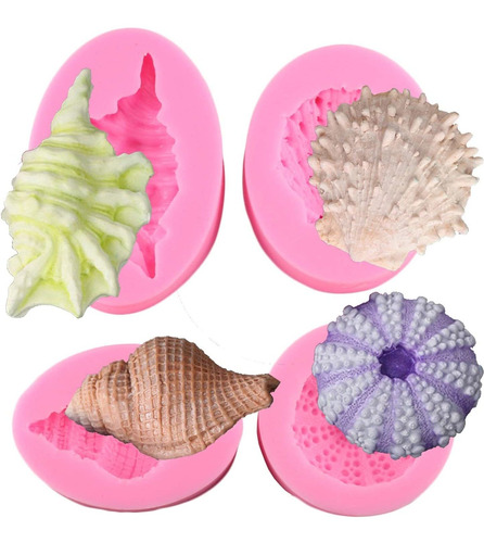 Seashell Silicone Mold Shell Fondant Mold Cupcake Cake ...