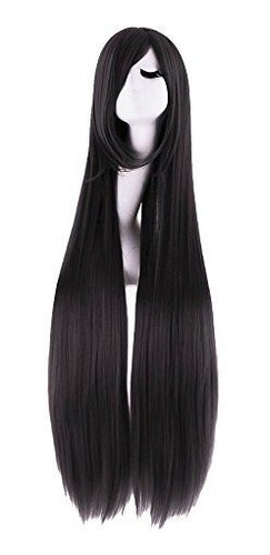 Mapofbeauty 40  100cm Oblicua Bangs Anime Del Traje Largo Re