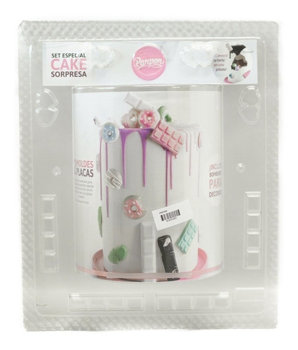 Imagen 1 de 4 de Placa Cake Sorpresa -parpen-para Torta Piñata
