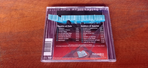 Cd Viper - Theatre Of Fate/soldiers Of Sunrise (Usado)