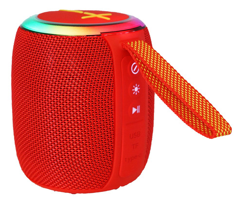 Bocina  Inalámbrica Portátil Bluetooth Usb Sd Fm Rgb Altavoz