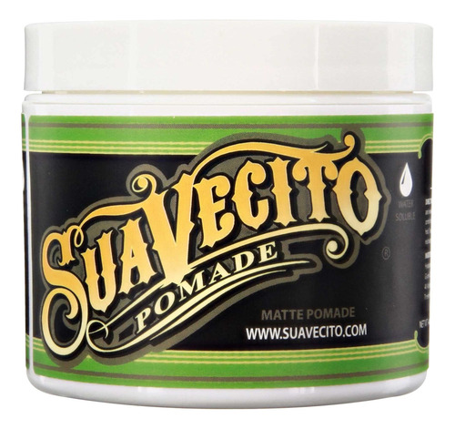 Pomada Para El Cabello Suavecito Matte, 118 Ml (4 Oz), Fijac