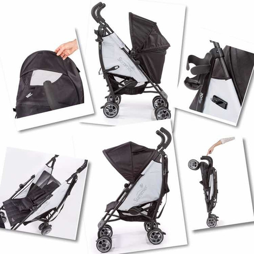 Coche Para Bebé Marca Summer 3d Poco Uso80 Vrd