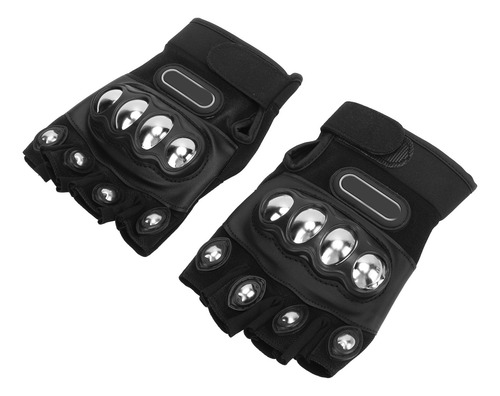 Guantes De Ciclismo Negros Transpirables Regulables Con Medi