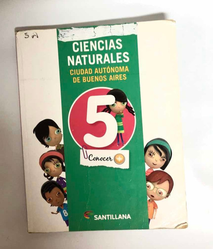 Libro Ciencias Naturales 5 Conocer Mas Santillana  