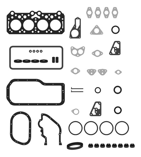 Juntas De Motor - Peugeot 404, 1600cc (con Retenes)