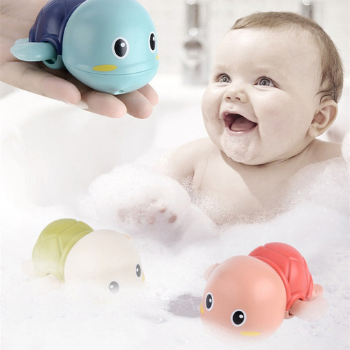 (gn) Juguete De Bañera Para Bebés Wind-up Turtle, Juguete Ac