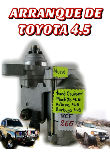 Arranque Toyota Machito Motor 4.5 