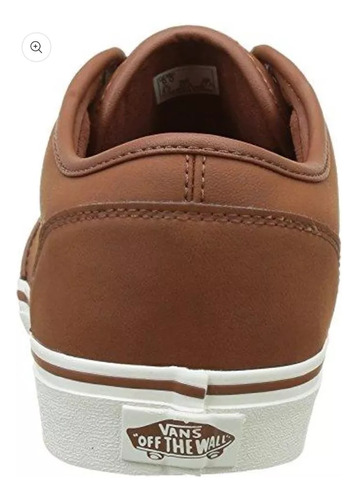 Tenis Vans Atwood Leather Black Marshmallow