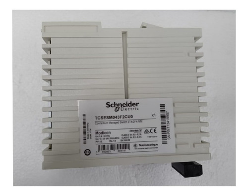 Switch Adm. 2 Puertos + 2 Puertos Fibra Óptica Schneider