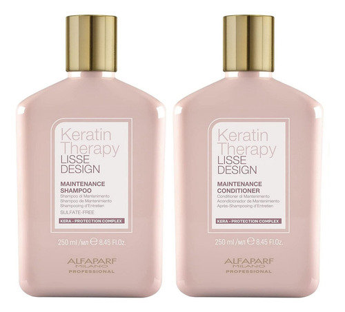 Shampoo Y Acondicionador Keratin Therapy Lisse Design
