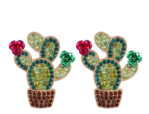 Adorables Pendientes De Cactus, Encantadores Pendientes, Joy