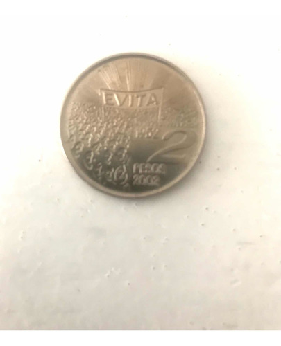 Argentina Dos Pesos En Homenaje A Evita