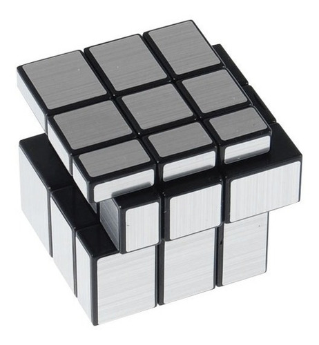 Cubo Mágico 3x3x3 Mirror Blocks Shengshou Prata Em Estoque