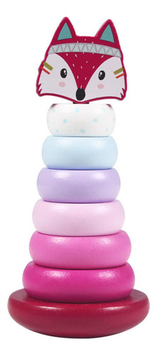 Juguete Apilable Montessori, Anillos De Arco Iris, Regalos,