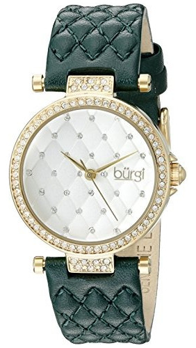Reloj Burgi Bur154gn De Mujer De Oro Amarillo Con Cristales