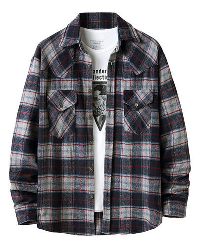 Camisa De Franela A Cuadros For Hombres