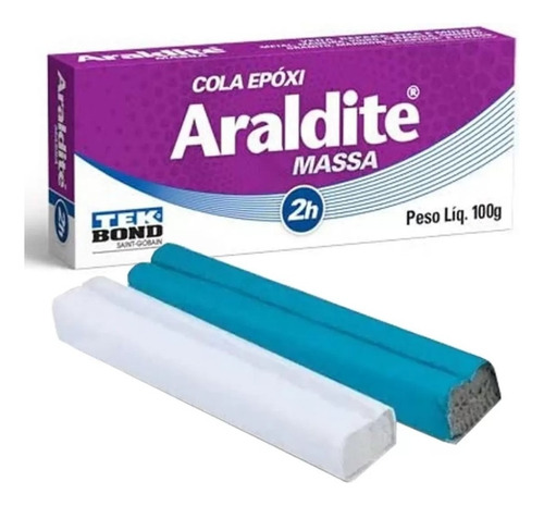 Adesivo Cola Epóxi Araldite Massa 100g Tekbond
