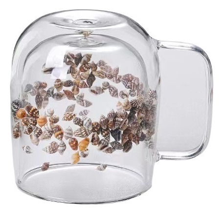 Taza De Café Hecha A Mano Con Forma De Concha De Arena Moved
