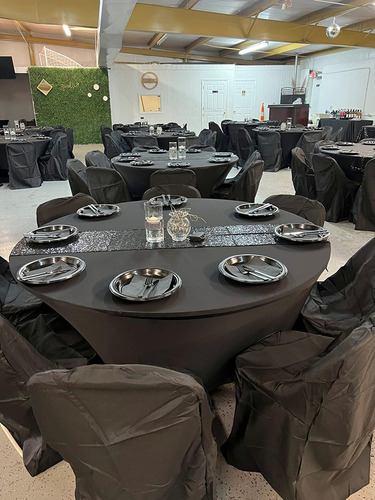 Axieri 8 Paquete De 72 Pulgadas Cubiertas De Mesa De Spandex