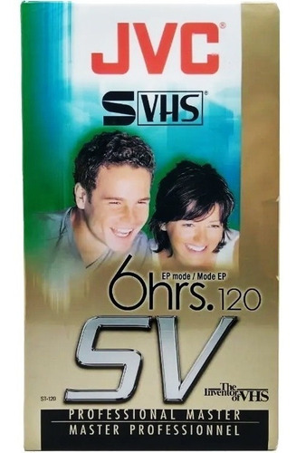 Fita De Video Cassete Svhs S-vhs Jvc St-120 S Vhs Super