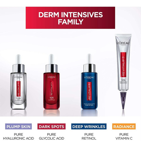 Loreal Acido Hialuronico Revitalift Derm - Serum 1 Oz